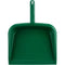 SPARTA Large Handheld Dustpan - Heavy-Duty Plastic Dustpan with Wide Lip for Countertops and Surfaces, Green