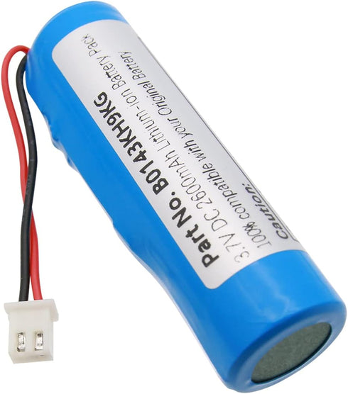 Voice Amplifier Replacement Battery B0143KH9KG 3.7V 2600mAh Rechargeable Lithium-ion with XH2.54mm Connector