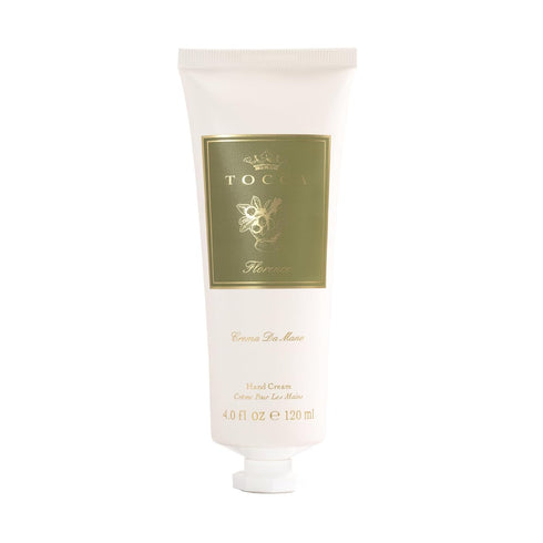 Tocca Crema de Mano Luxe, Florence Hand Cream, 4 oz, Bergamot, Pear, Gardenia, Moisturizing, Quick Absorbing