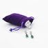 Nydotd 100pcs 2 X 2.8 inch Velvet Cloth Jewelry Pouches, Drawstring Bags for Christmas Candy Gift Bag, Wedding Favors