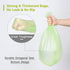 Jaoul Trash Bags 1.2 Gallon, Strong & Unscented Mini Garbage Bags for Kitchen, Bathroom, Office, Green, 80 Counts