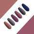 Vishine Fall-Winter Gel Nail Polish Set - 6 Colors Grey Purple Gel Polish Kit, Soak Off UV LED Nail Gel, 8ml Each