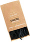 Improved Biodegradable Activated Charcoal Floss Picks, Plastic Free with Organic Peppermint Oil, Zero Waste - 50 Unit