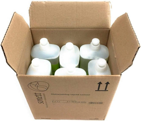 Sonett Organic Dishwashing Liquid, 100% Biodegradable, Lemon, 34 Fl.Oz (1 Count)