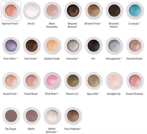 Jolie Waterproof Indelible Creme Eye Shadow, 3g (Spun Silk) - Frosted