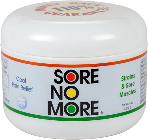 Sore No More Cool Pain Relieving Gel, 8 oz Jar
