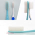 Toothbrushes Kit Set, 10pcs Extra Soft Head Jumbo Manual Toothbrush with 10pcs Brush Cap Cover and 5pcs Wall Holder