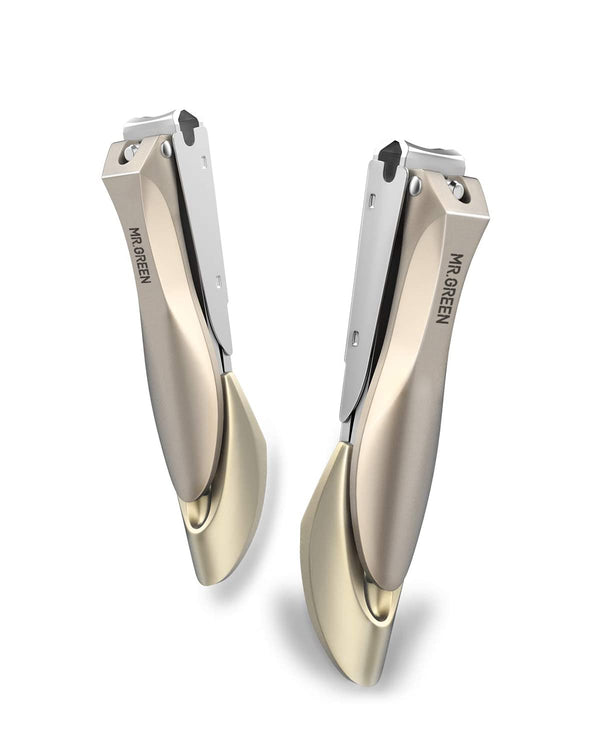 Nail Clippers for Thick Nails - Professional Nail Cutter with Catcher, Medical Grade Stainless Steel, Sharp and Durable