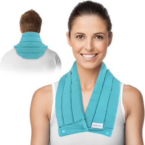 Neck Shoulder Ice Pack Wrap for Pain Relief, Long Lasting Flexible Cold Pack for Cervical Pain and Injuries