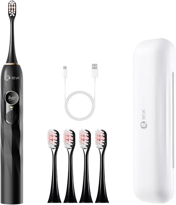 V3 Sonic Electric Toothbrush for Adults - Dual Display, 5 Cleaning Modes,