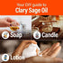 H’ana Clary Sage Essential Oil - 100% Natural for Diffuser, Skin, Hair & Aromatherapy 1 fl oz