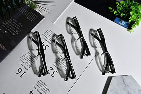 Eyekepper Reading Glasses - 4 Pack with Reading Sunglasses for Men and Women, Two-Tone Reader Eyeglasses