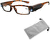 Led Readers Magnifying Glasses with Light for Men and Women, Compact Full Frame Eyewear, Nighttime Reader, +1.0