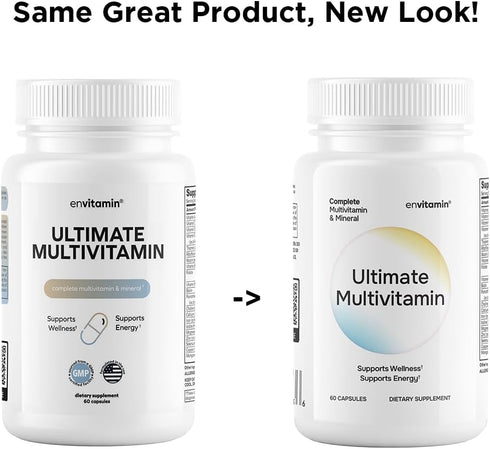 Ultimate Multivitamin Multimineral and Superfood with 42 Fruit and Vegetable Blend, 60 Count