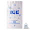 100 PACK 10 lb. Plastic Drawstring Ice Bags, 12 x 21 Inch Heavy-Duty Plastic Bags