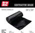 Grip-Rite GRHDC55BAG20 Heavy Duty Black Contractor Bag 55 Gallon 38" x 58", 20 Count by Grip-Rite