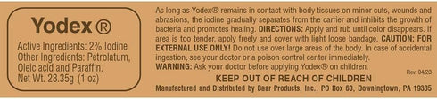 Yodex Regular Topical Antiseptic Ointment, 1 oz