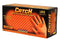 Adenna CAT456 Catch Nitrile Gloves - 9 mil Powder-Free, Raised Grip, Orange, Large, Box of 100