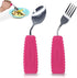 Adaptive Utensils Set for Hand Tremors,Arthritis and Parkinsons -Weighted Silverware with Non-Slip
