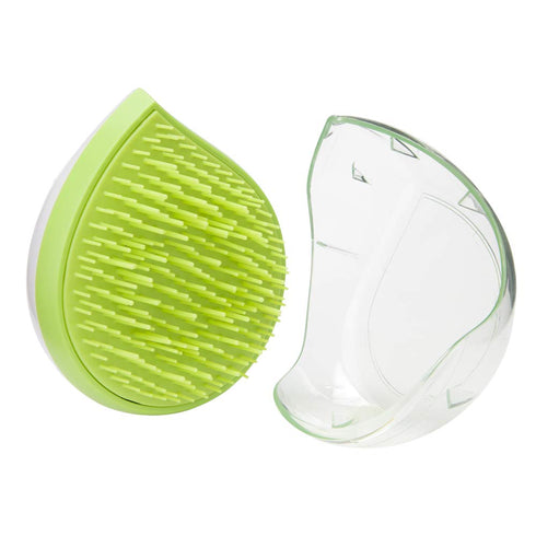Michel Mercier Travel Hair Brush - Wet Dry Detangling Brush for Curly Hair, Compact Size for Travel