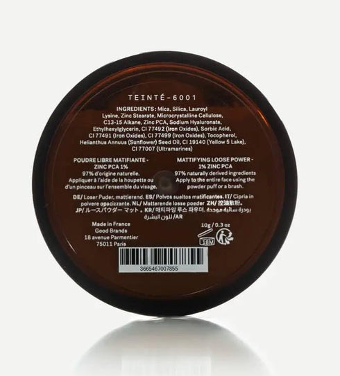 Typology Mattifying Loose Powder - 1% Zinc PCA for Oily Skin