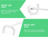 Ultraclean Access Flosser Refill Heads, Durable Plaque Removal for Oral Care - 130ct
