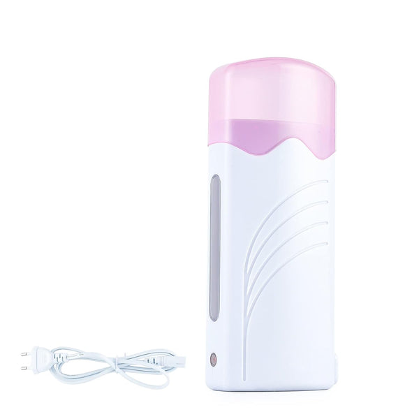 Roll On Wax Warmer for Hair Removal, Wax Roller Heater for Depilatory Wax Cartridge, Home Waxing Kit