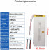 Liter energy battery 3.7V 3543114 2300mAh Pack 1.25mm Lithium Polymer ion Battery Rechargeable Polymer Battery with JST