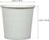 PERSELOSO 100pcs 1.7oz (50ml) Small Disposable White Paper Mouthwash Cups Rinse Cups for Bathroom and Juice Use