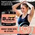 Morning Buzz Energy Drink Powder - Sugar-Free Energy Boost Drink Mix - 30 Servings, Peach Rita