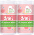 Dreft Multi-Surface All-Purpose Gentle Cleaning Wipes for Baby Toys, 70 Count, Pack of 2