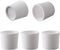 5 Packs Ceramic Bowl Inserts for Peak Accessory, Enhanced Performance, Recessed Bottom, Replacement Insert