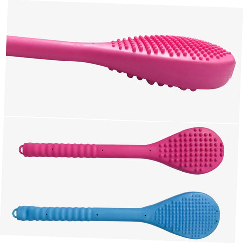 Hammer Holibanna Silicone Hollow Massage Double-Sided Pat Massager Stick for Shoulder Neck Back Relaxation Non-Slip
