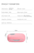 Rechargeable Mini UV Toothbrush Sterilizer Cover with Fan and USB Cord, Long Battery Life, Improved Case Ventilation,