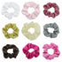 Women Teen Girls Satin Scrunchies, Hair Accessories Elastic Ponytail Holder - Set of 2 (Green)