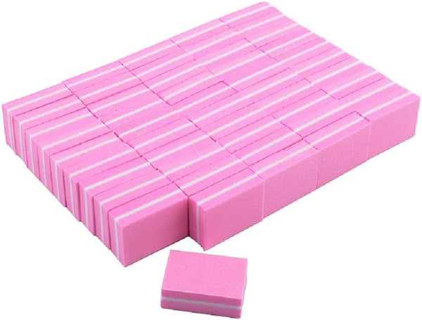 YIMART 20 Pcs Double-sided Mini Nail Buffer Block, Colorful Sponge Nail Polish Strips for Manicure