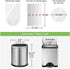 RayPard Strong Trash Bags, 8 Gallon, 120 Counts, Fit 30 Liter Kitchen Waste Basket, Black