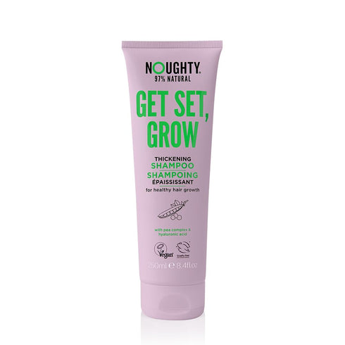 Noughty Get Set, Grow Hair Growth Shampoo, 250 ml, Vegan Thickening Regrowth Repair