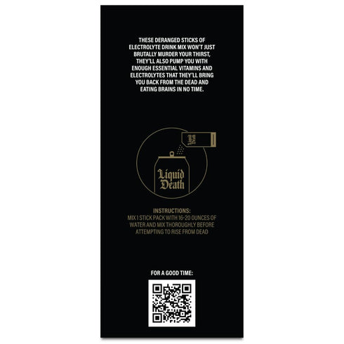 Liquid Death Electrolyte Death Dust - Hydration Powder Packets - 12-Stick Variety Pack with 3 Flavors