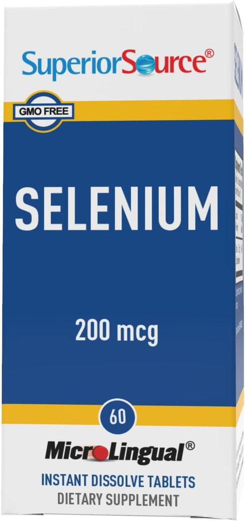Superior Source Selenium 200 mcg Nutritional Supplements, 60 Count