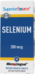 Superior Source Selenium 200 mcg Nutritional Supplements, 60 Count