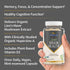 Garden of Life Brain Health Supplement with Organic Lion’s Mane & Turmeric for Memory & Focus - Non-GMO, Mint Flavor