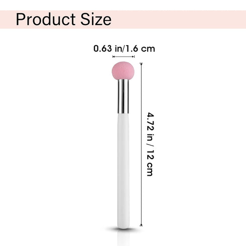 Sibba Foundation Brushes Set: 4 PCS Makeup Setting Powder Blush, Angled Stick, Liquid Concealer, Cream, and Puff