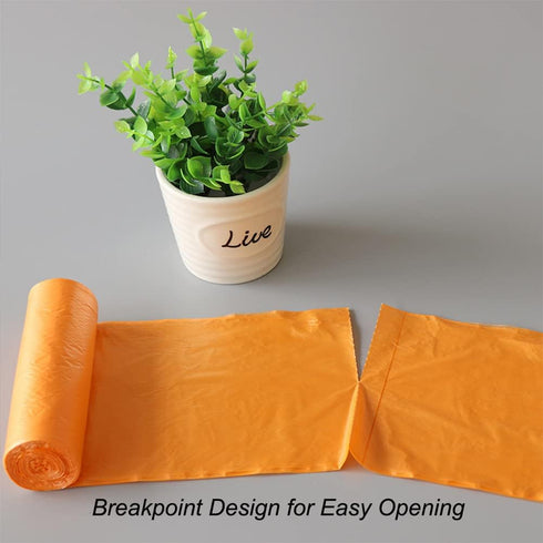 Ocasor 100 Counts 17.7 inch 19.7 inch(45 50 cm) Small Trash Bags Strong Thicken Biodegradable Garbage Bag Wastebasket