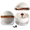 AARAINBOW Retainer Cleaner Case, Clear Denture Case with Strainer Basket, Travel Mouth Guard Cleaning Holder