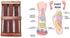 TruekartDeals Jimmy Set, 6 Massage Wooden Foot Roller Massager Hand Face Neck Acupressure Tools for Pain Relief