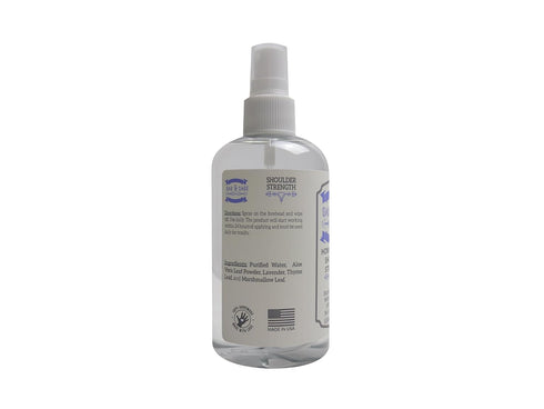 OAK & SAGE 8oz 100% Homeopathic Shoulder Strength - Unscented - - Herbs, No Alcohol, No Chemicals