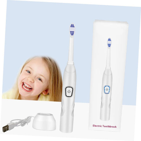 Set Electric Toothbrush for Kids with USB Charging and Timer