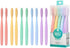 Samjung Wangta Soft Toothbrush, 10 Pack (Pastel White) Best Manual Toothbrush for Maximum,