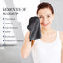SINLAND Microfiber Face Cloths 3 Pack Reusable Makeup Remover Washcloths for Sensitive Skin, 12 x 12 Inch Grey